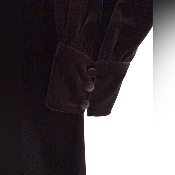 Vince Camuto Velvet Twist-Front Dress - Picture 9 of 11